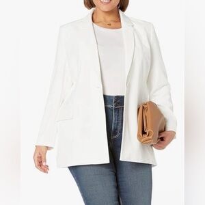 NWT The Drop Blake Long Blazer - Ivory
